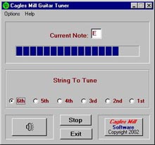 Cagles Mill Guitar Tuner Cagles Mill Guitar Tuner