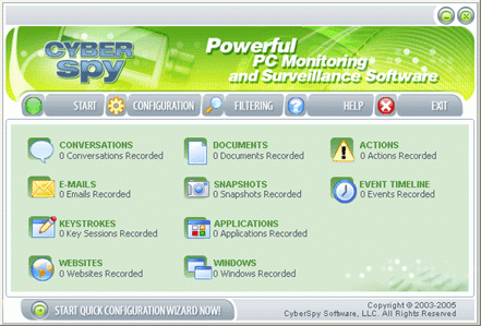 CyberSpy (โปรแกรม สอด ไม่เลือกที่)