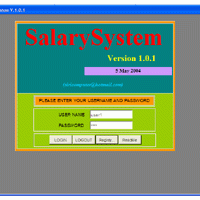 SalarySystem (โปรแกรม SalarySystem คิดเงินเดือนพนักงาน)