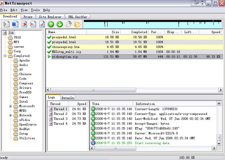 Net Transport - NetXfer (โปรแกรม ช่วยดาวน์โหลดไฟล์ ตัวเก่ง) Net Transport - NetXfer (โปรแกรม ช่วยดาวน์โหลดไฟล์ ตัวเก่ง)