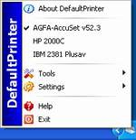 โปรแกรมเปลี่ยนปริ้นเตอร์ DefaultPrinter
