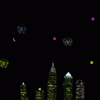 4th of July Fireworks Show Screen Saver