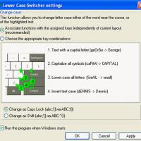 Lower Case Switcher (โปรแกรม เปลี่ยนตัวหนังสือ จากตัวใหญ่ไปตัวเล็ก)