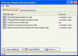 Access Password Recovery Master