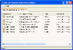Dial-up Password Recovery Master