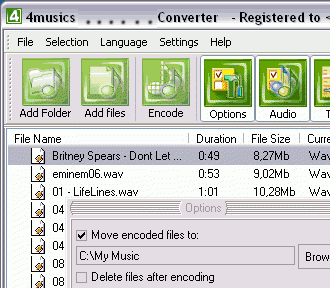 4Musics MP3 to OGG Converter