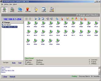 VISTRON - RC (โปรแกรม ควบคุมคอมพิวเตอร์ ปลายทาง)