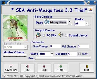 SEA Anti Mosquitoes (โปรแกรมไล่ยุง ต้นตํารับเจ้าแรกของไทย เวอร์ชันใหม่ ปรับความถี่ได้ 5 รูปแบบ) : SEA Anti Mosquitoes (โปรแกรมไล่ยุง ต้นตํารับเจ้าแรกของไทย เวอร์ชันใหม่ ปรับความถี่ได้ 5 รูปแบบ) :