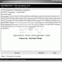 Q Protect HTML Encryption Tool (โปรแกรมเข้ารหัสโค้ด HTML เพื่อป้องกันการดูดเว็บ)