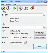 Video to Flash Converter (โปรแกรมแปลง ไฟล์วิดีโอ ไปเป็น แฟลช)
