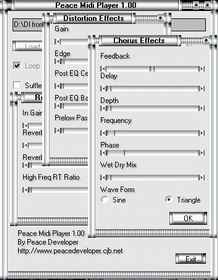 Peace Midi Player (โปรแกรม เล่นเพลงขนาดจิ๋ว)