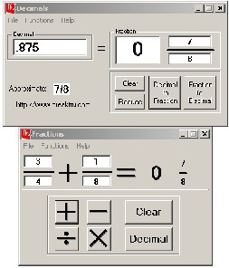 BREAKTRU FRACTIONS N DECIMALS