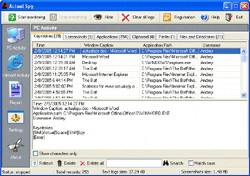 Actual Spy (โปรแกรม ตรวจสอบการใช้งานบน แป้นพิมพ์ - Keyboard)