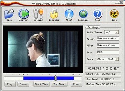 Allok AVI MPEG WMV RM to MP3 Converter : Allok AVI MPEG WMV RM to MP3 Converter :