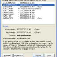 Network Time Scan: LM CHECK (โปรแกรม ตรวจสอบ ความคลาดเคลื่อนเวลา ในเครือข่าย)