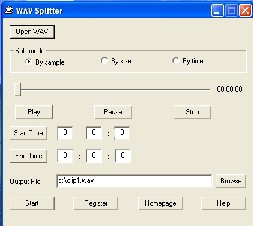 WAV Splitter (โปรแกรม ตัดไฟล์เสียง อย่าง .WAV ให้มีขนาดเล็กลง)
