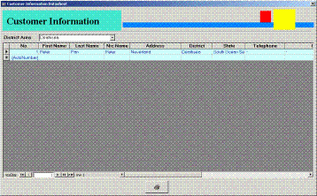 Customer Information Datasheet (โปรแกรม บริหารงาน จัดเก็บข้อมูลของ ลูกค้า)