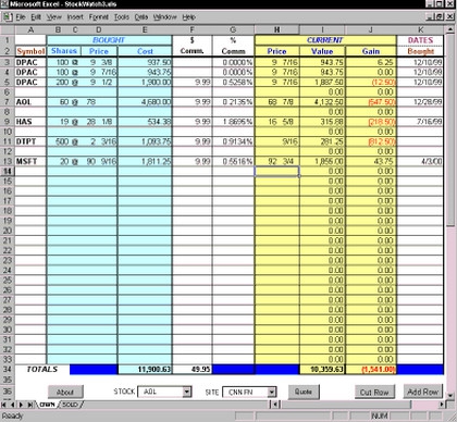 Breaktru StockWatch (โปรแกรม สร้างฐานข้อมูล เก็บข้อมูลบัญชี)