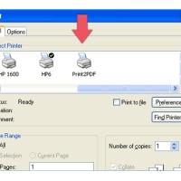 Print2PDF (โปรแกรมแปลงไฟล์ต่างๆเป็นไฟล์ PDF)