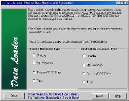 Data Loader (โปรแกรม สำหรับแปลง ข้อมูล ในเวลาต้องการย้ายค่าย ฐานข้อมูล)