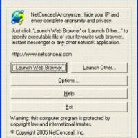 NetConceal Anonymizer (โปรแกรม ซ่อน IP ที่แท้จริง)