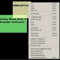 Sticky Memo Note & Reminder Software (โปรแกรม บันทึกโน้ต เตือนความจำ)