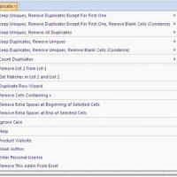 Excel Unique & Duplicate Data Remover (โปรแกรมค้นหาไฟล์ โปรแกรมจัดเอกสาร สำหรับ Excel)