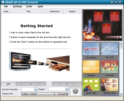 Xilisoft AVI to DVD Converter (โปรแกรมแปลงไฟล์ AVI เป็น DVD ) : 