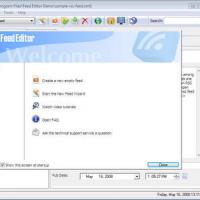 Feed Editor (โปรแกรม ที่สามารถ ทำงานร่วมกับ RSS แบบต่างๆ ได้)