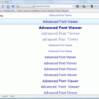 Advanced Font Viewer (โปรแกรม ค้นหา Font)