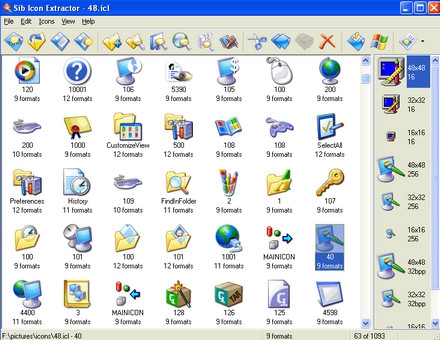Sib Icon Extractor for Windows (โปรแกรม จัดการ ไอคอน)