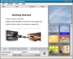 ImTOO MPEG to DVD Converter ImTOO MPEG to DVD Converter