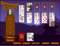 เกมส์ไพ่ Samurai Solitare