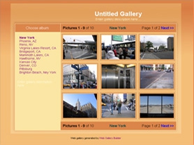 Web Gallery Builder
