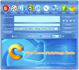 McFunSoft Video Convert/Split/Merge Studio