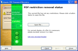 Atomic PDF Password Recovery Atomic PDF Password Recovery