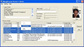 KMongProcess (โปรแกรม สำหรับ ดูรายละเอียด เกี่ยวกับ Process)