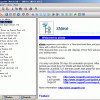 zNote (โปรแกรม สมุดจดบันทึก เรื่องราวต่างๆ)