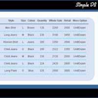 SimpleDB (โปรแกรม ระบบจัดเก็บ ข้อมูลสินค้า ทุกประเภท)