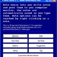 Post it Note Genie (โปรแกรม Post-it ระบุงานที่ต้องทำ ไว้บนเครื่องคอมฯ)