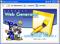 Pakawan Web Generator - PWG (โปรแกรม สร้างเว็บไซต์) Pakawan Web Generator - PWG (โปรแกรม สร้างเว็บไซต์)