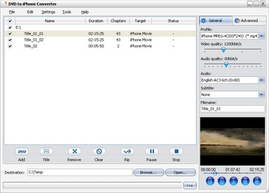 DVD to iPhone Converter DVD to iPhone Converter