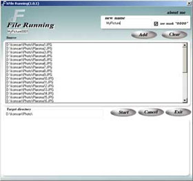 โปรแกรมเปลี่ยนชื่อไฟล์ต่อเนื่อง kFile Running โปรแกรมเปลี่ยนชื่อไฟล์ต่อเนื่อง kFile Running