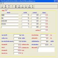 โปรแกรม คำนวณสูตรน้ำดิน หล่อเซรามิคส์ (Earth Soft)