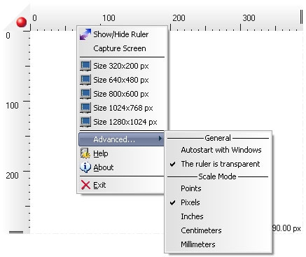 Window Ruler (ไม้บรรทัด วัดทุกอย่างบนหน้าจอ)
