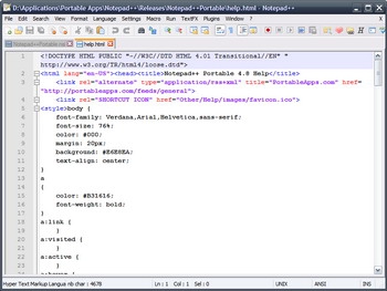 Notepad++ โปรแกรม Text-Editor Notepad++ โปรแกรม Text-Editor