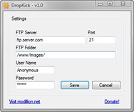 DropKick (อัพโหลดแบบเร็วจี๋)