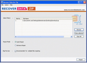 Recover Data Zip (โปรแกรม Recover Data Zip ซ่อมไฟล์ Zip) : Recover Data Zip (โปรแกรม Recover Data Zip ซ่อมไฟล์ Zip) :