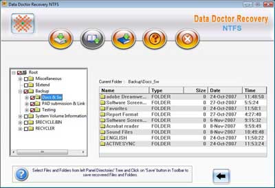 NTFS Recovery (โปรแกรม กู้ข้อมูลไฟล์ ที่หายไป เกิดจากการจงใจ หรือ อุบัติเหตุ) NTFS Recovery (โปรแกรม กู้ข้อมูลไฟล์ ที่หายไป เกิดจากการจงใจ หรือ อุบัติเหตุ)