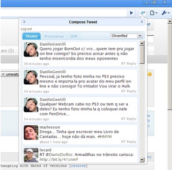 Silver Bird (ชื่อเดิม Chromed Bird) (โปรแกรม เล่น Twitter ผ่าน Google Chrome)